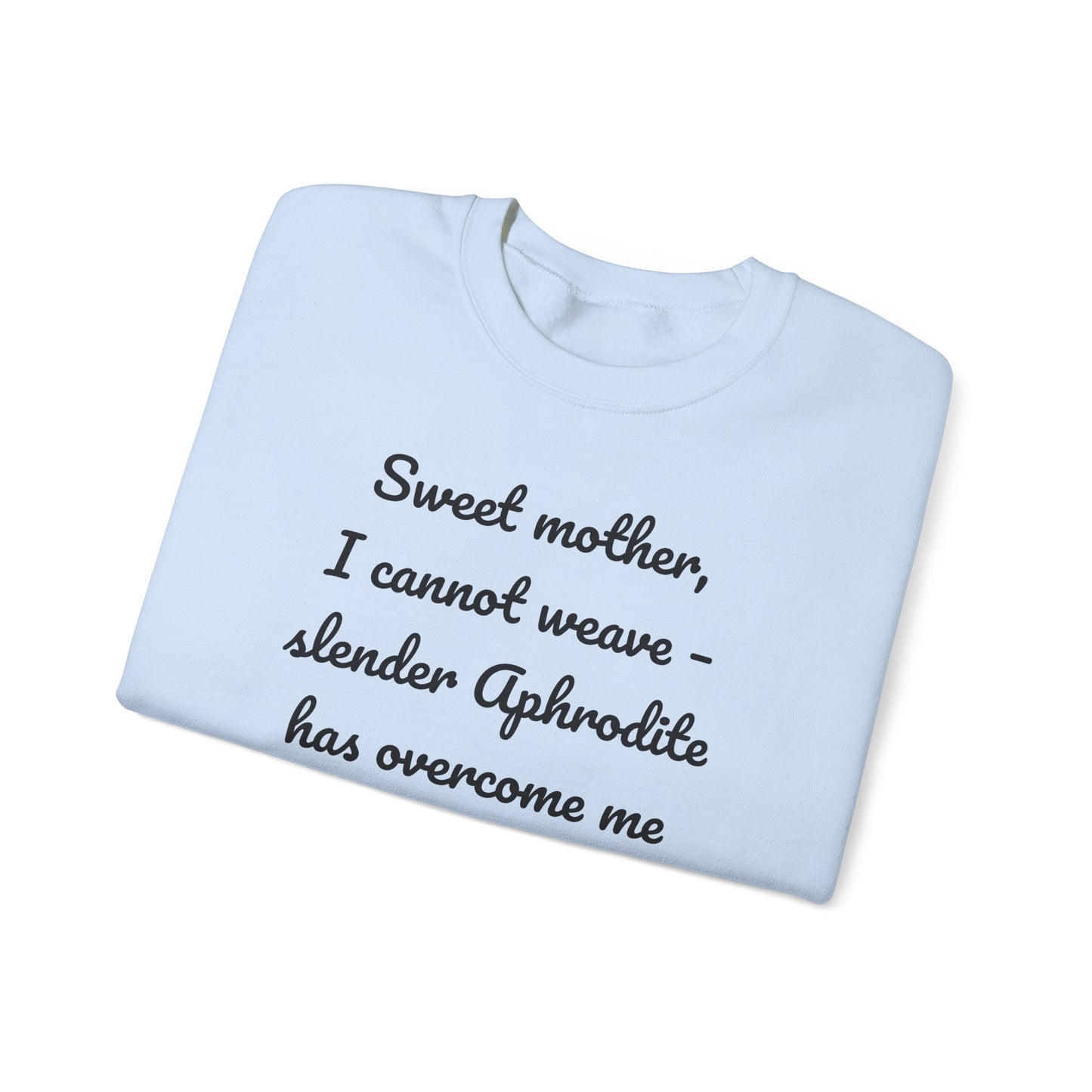 Sisters of Sappho Unisex Crewneck Sweatshirt - Black Text