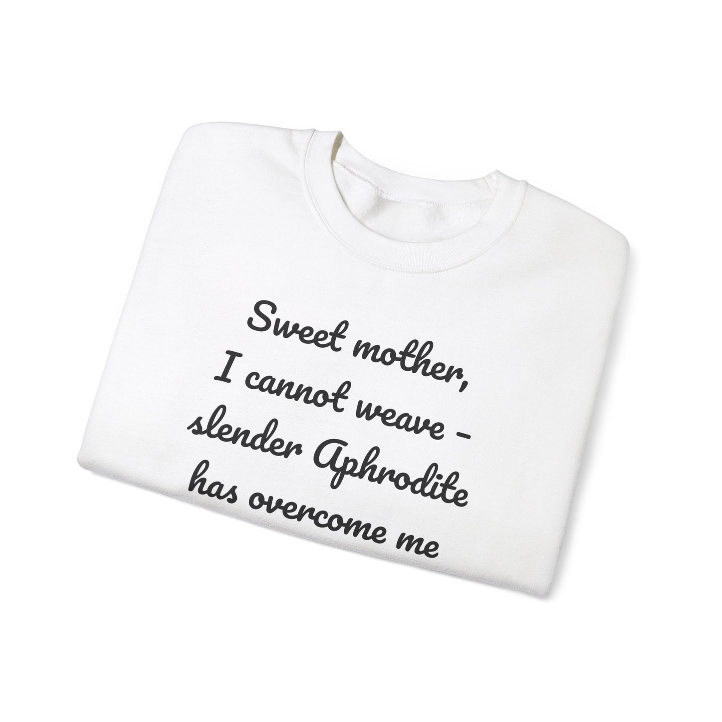 Sisters of Sappho Unisex Crewneck Sweatshirt - Black Text