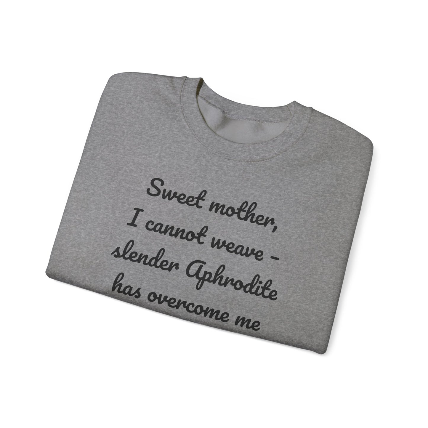 Sisters of Sappho Unisex Crewneck Sweatshirt - Black Text