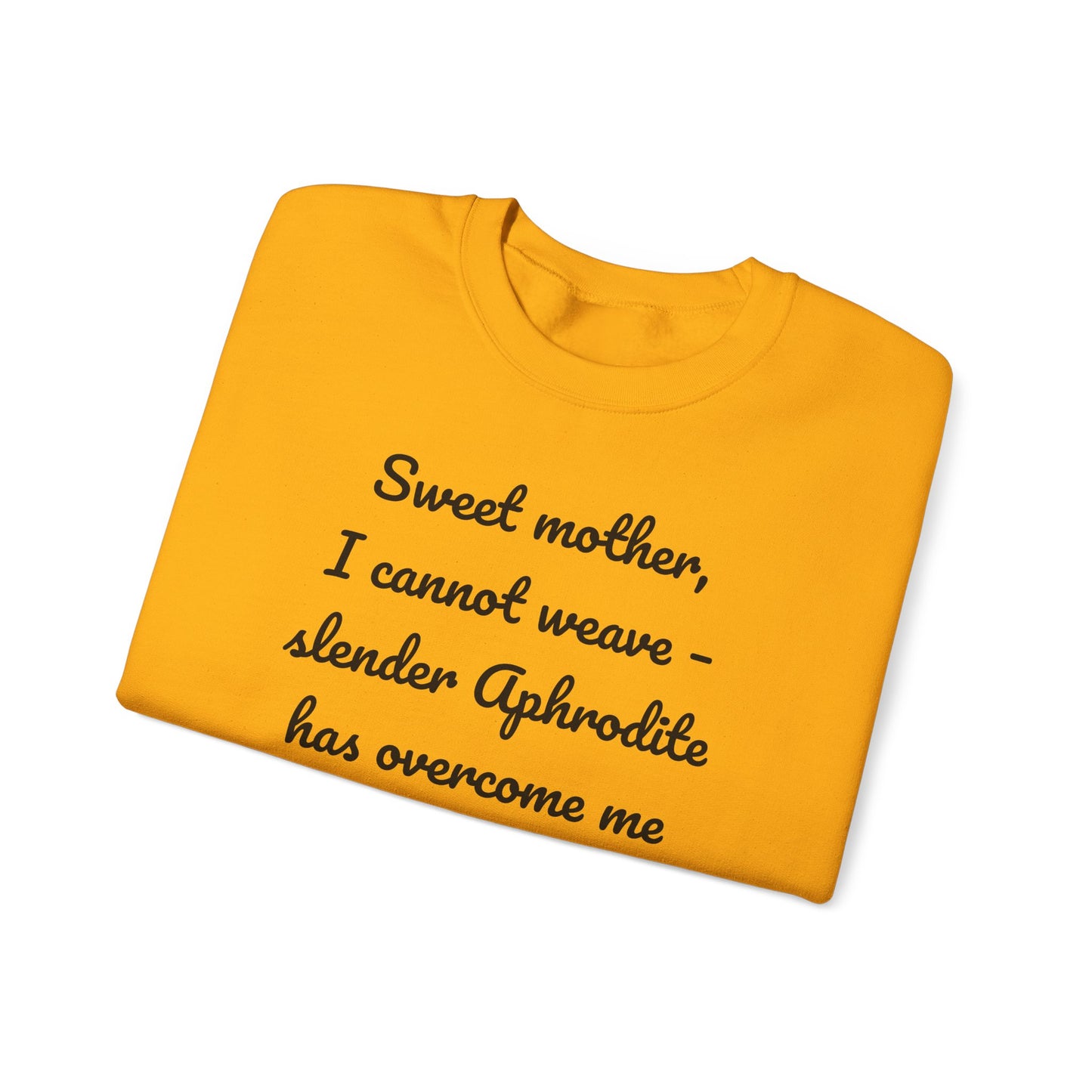 Sisters of Sappho Unisex Crewneck Sweatshirt - Black Text