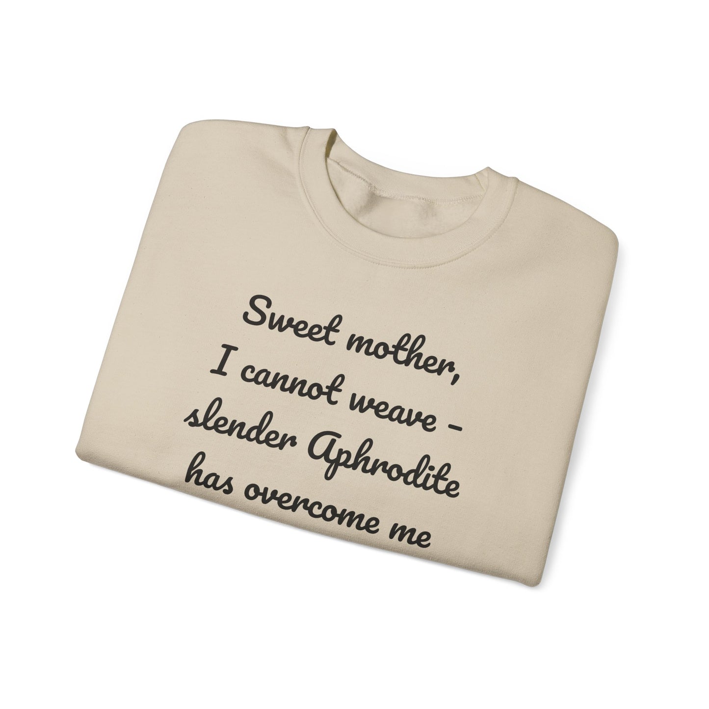 Sisters of Sappho Unisex Crewneck Sweatshirt - Black Text