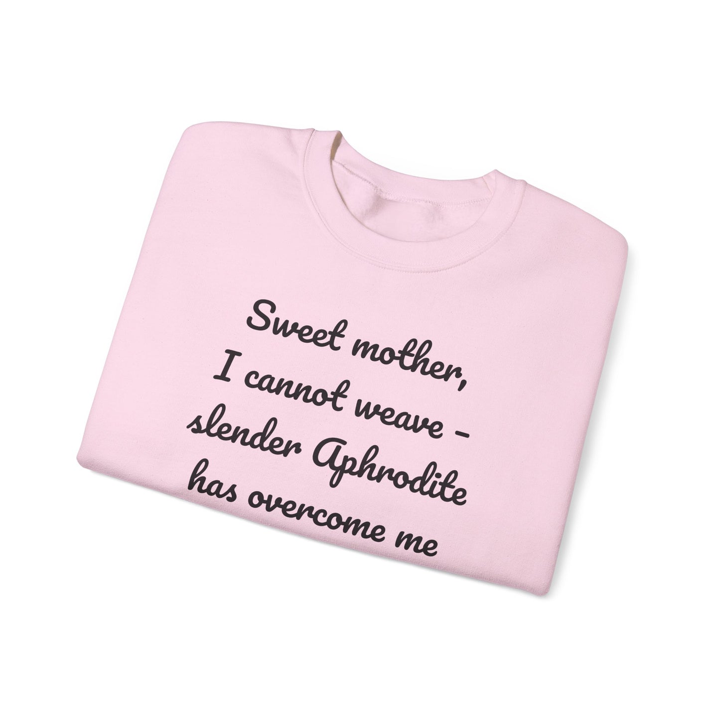 Sisters of Sappho Unisex Crewneck Sweatshirt - Black Text