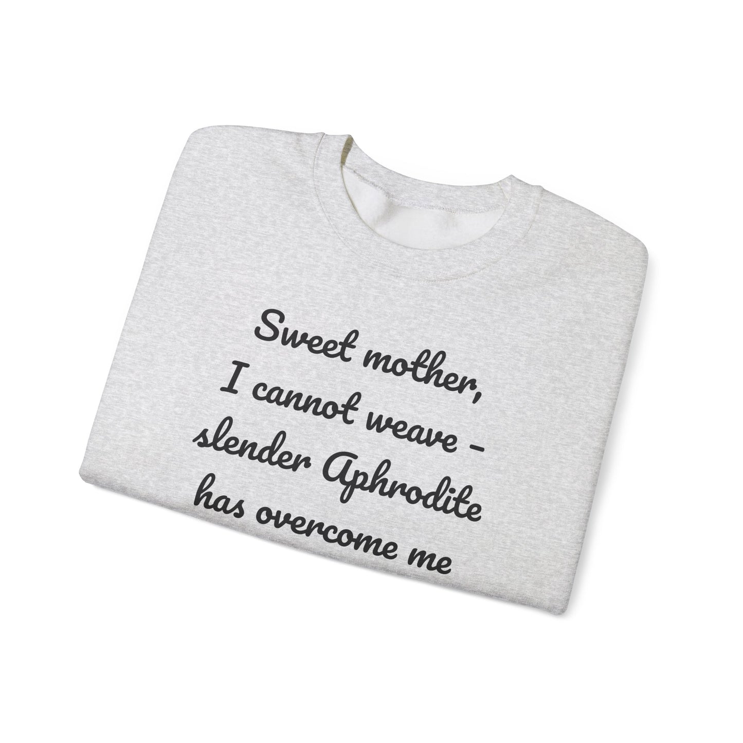 Sisters of Sappho Unisex Crewneck Sweatshirt - Black Text