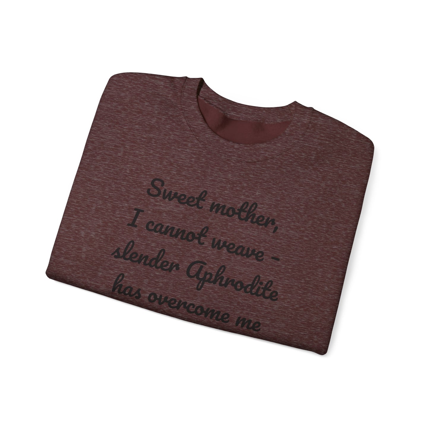 Sisters of Sappho Unisex Crewneck Sweatshirt - Black Text