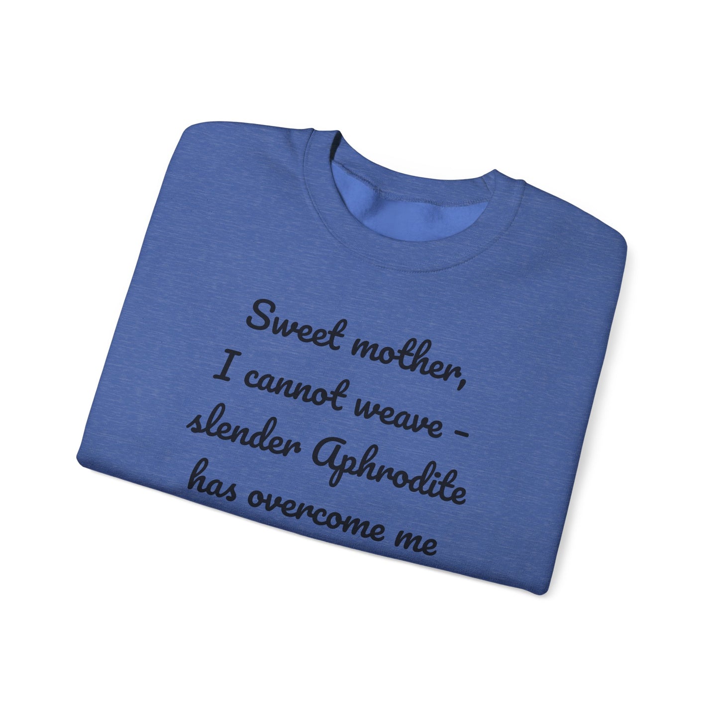 Sisters of Sappho Unisex Crewneck Sweatshirt - Black Text