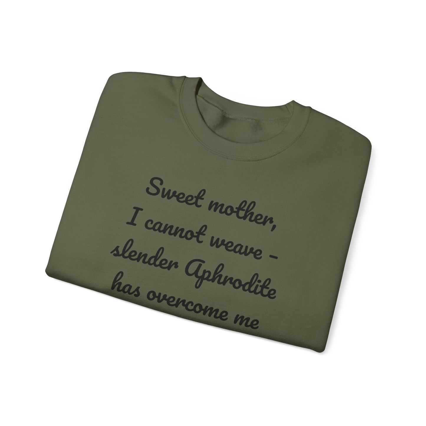 Sisters of Sappho Unisex Crewneck Sweatshirt - Black Text