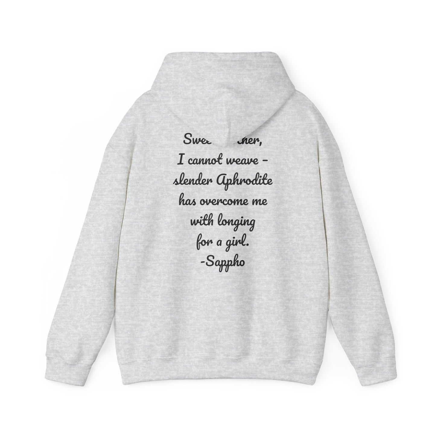 Sisters of Sappho Unisex Hooded Sweatshirt - Black Text