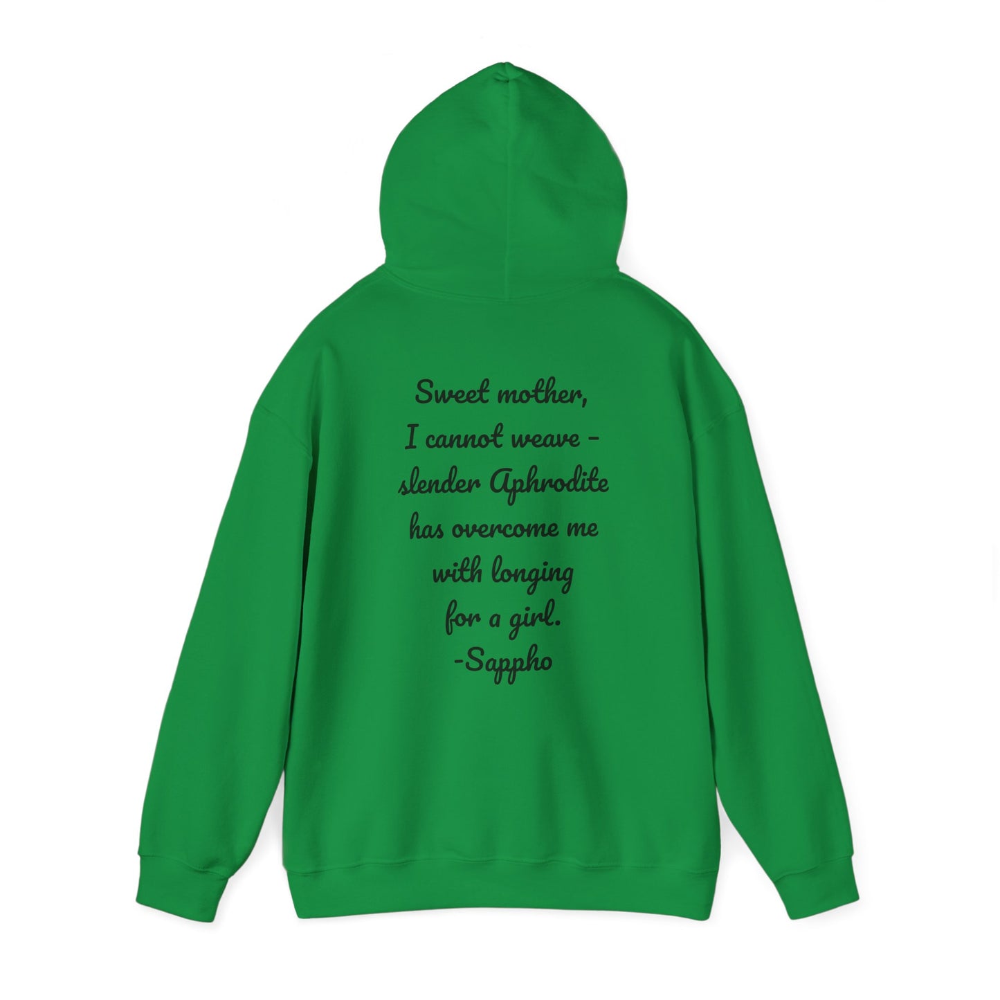 Sisters of Sappho Unisex Hooded Sweatshirt - Black Text