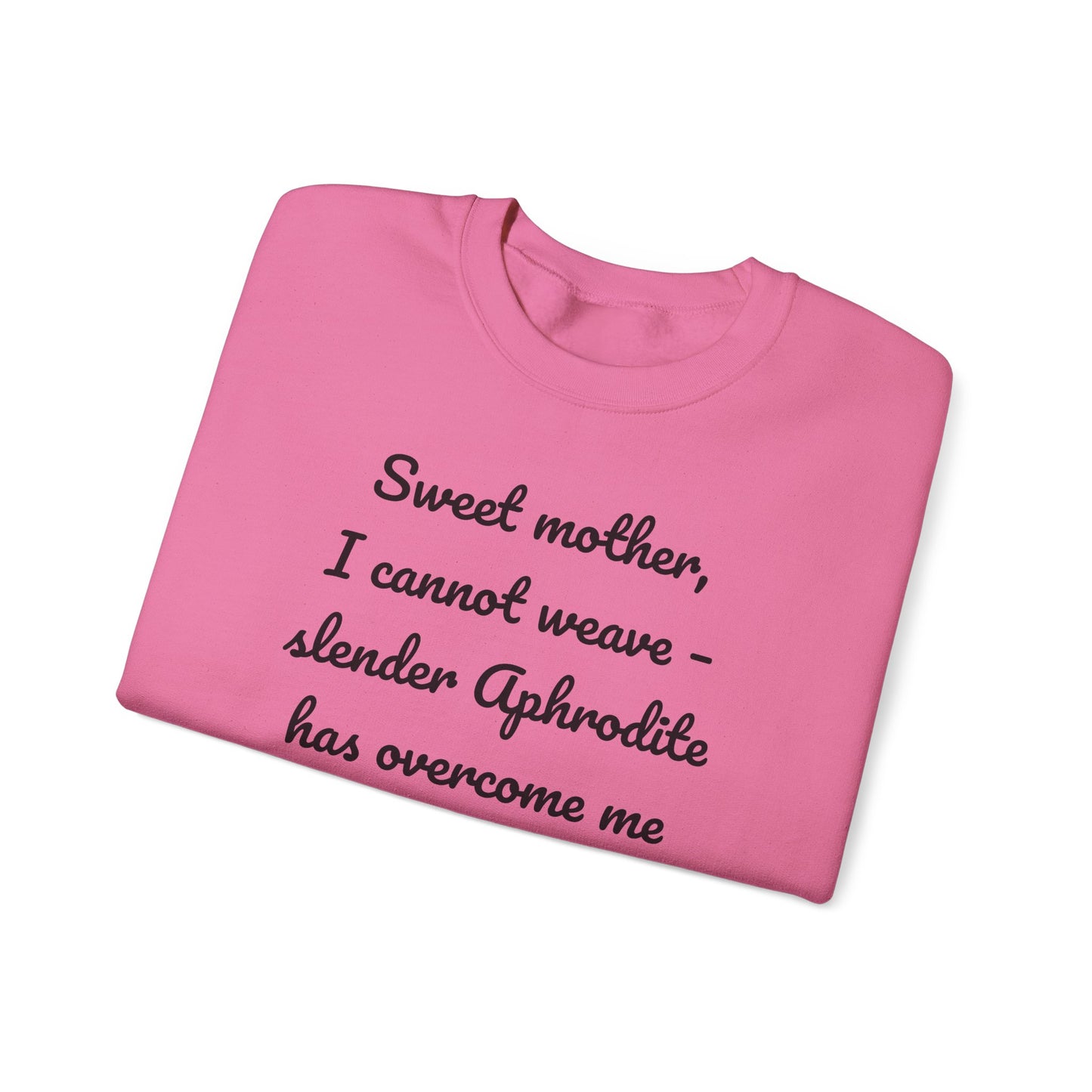 Sisters of Sappho Unisex Crewneck Sweatshirt - Black Text